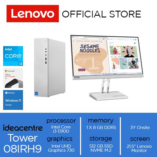 Lenovo IdeaCentre Tower 08IRR9 Core i3-13100 8GB 512GB W11 OHS