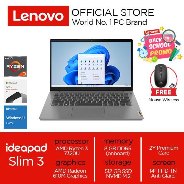 Lenovo IdeaPad Slim 3 14AMN8 Ryzen 3 7320U 8GB 512GB W11 OHS