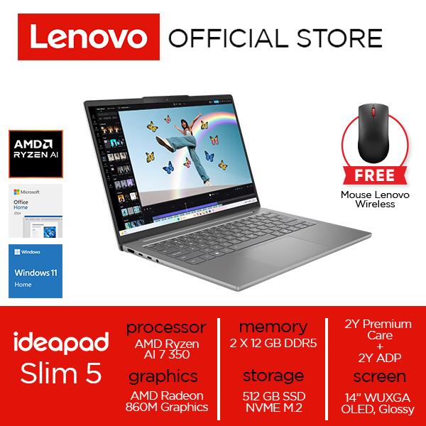 Lenovo IdeaPad Slim 5 14AKP10 Ryzen AI 7 350 24GB 512GB SSD W11 OH OLED
