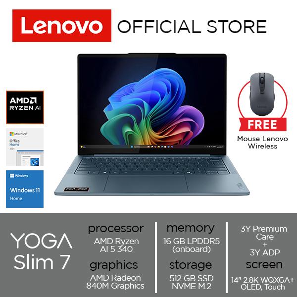 Lenovo Yoga Slim 7 14AKP10 Ryzen AI 5 340 16GB 512GB W11 OHS Touch